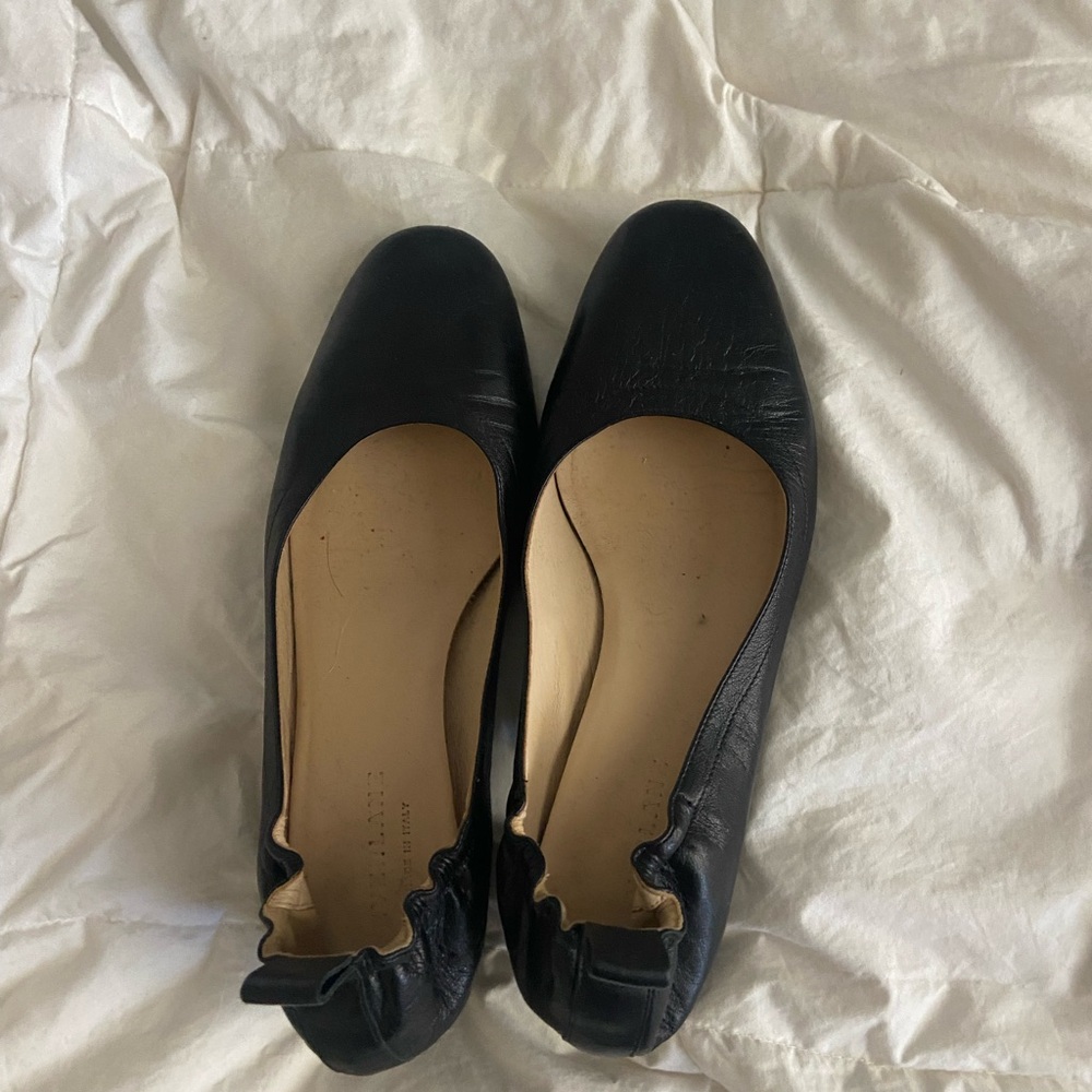 Everlane Black Leather Heels